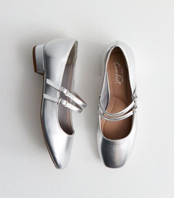 Silver mary janes womens online