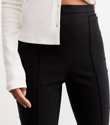 Petite Black Bootcut Trousers New Look