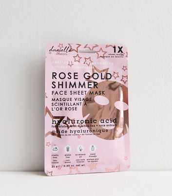 Danielle Creations Pink Rose Gold Shimmer Face Mask