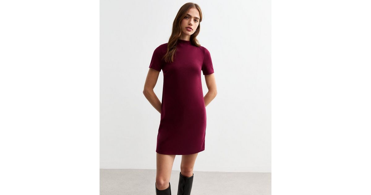 SHORT DRESS WITH HIGH LOW HEM BOSS OF THE BRUMBIES