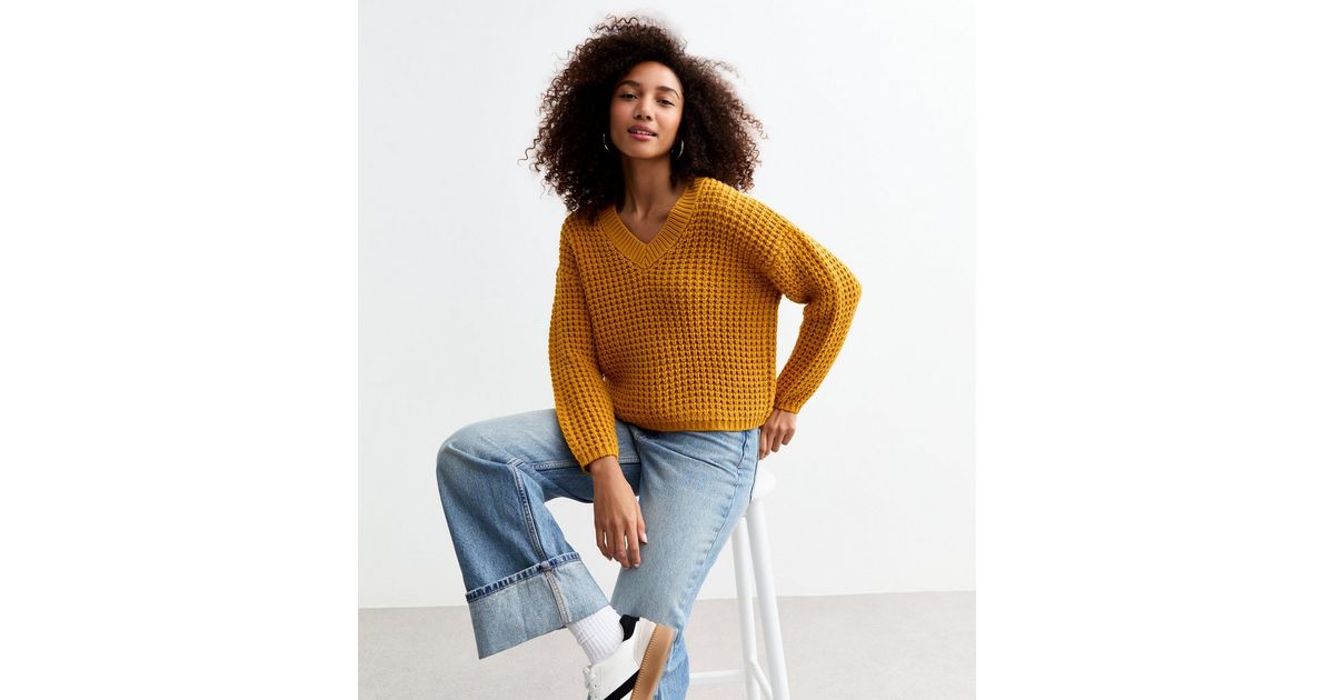 5011073 Mustard Crew Neck Jumper