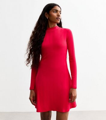 Petite ribbed dress best sale