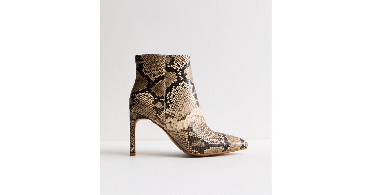 Snakeskin Print New Look Snakeskin Heels Snakeskin Heels New Look