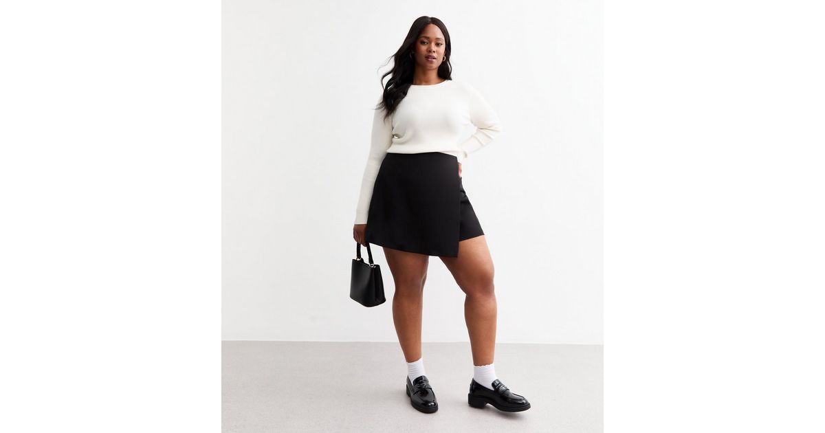 Short-jupe (skort) Zara Wrap Noir - Taille XS - Occasion Très Bon état