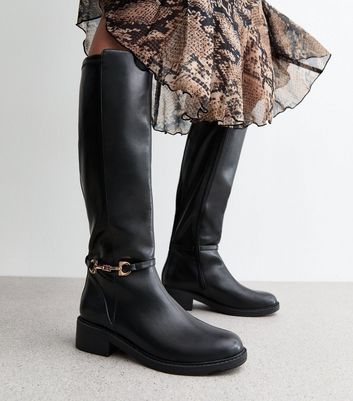 Thigh boots wide fashion fit