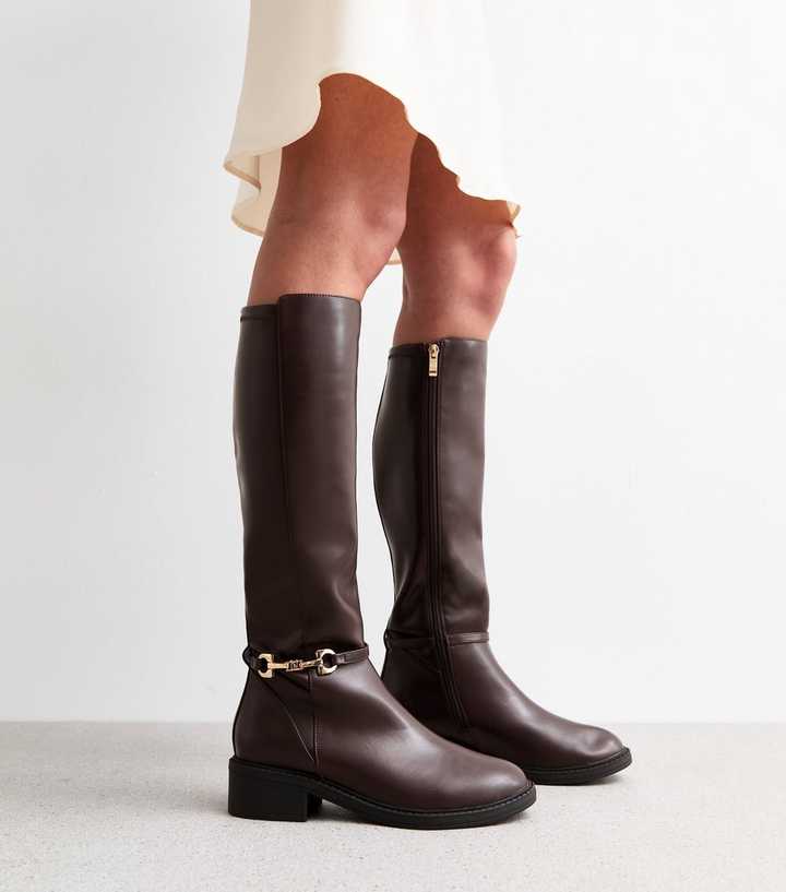 Knee Boots New Look Leather Boots Knee Boots New Look Wide Fit