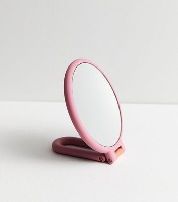 Danielle Creations Pink Folding Compact Mirror New Look