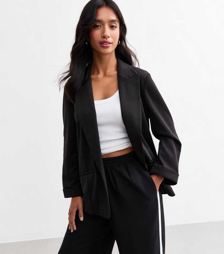 Petite Black Blazer New Look