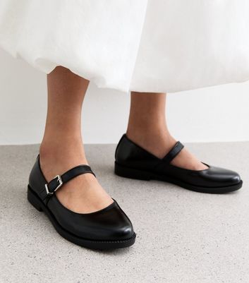 Black mary jane flats online