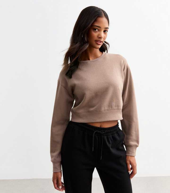 Crewneck Sweatshirt Light Brown Sweatshirt Womens Nike Sportswear