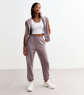 New look lilac joggers sale