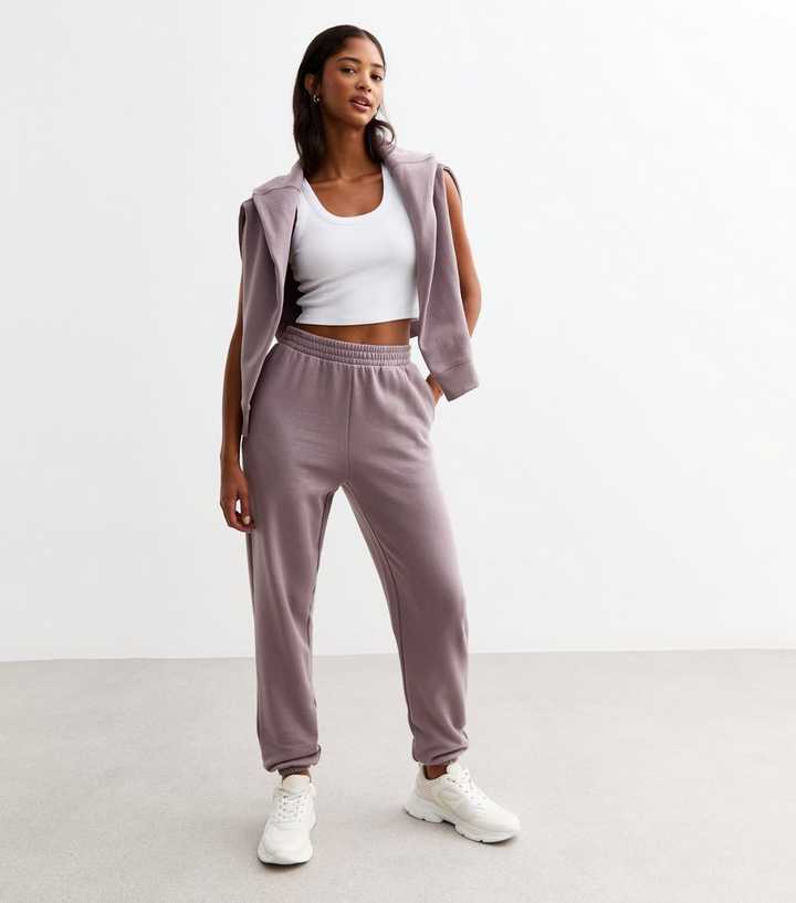 Lilac comfy joggers