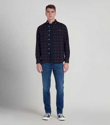 Farah Burgundy Plaid Twill Shirt