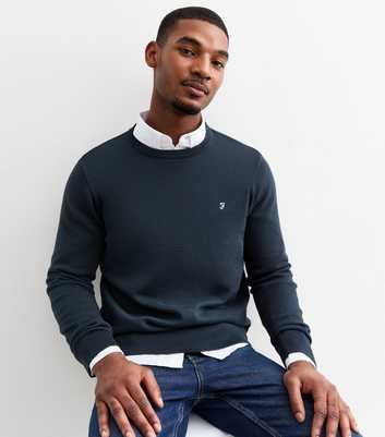 Farah Slim Crew Neck Fine Knit Jumper