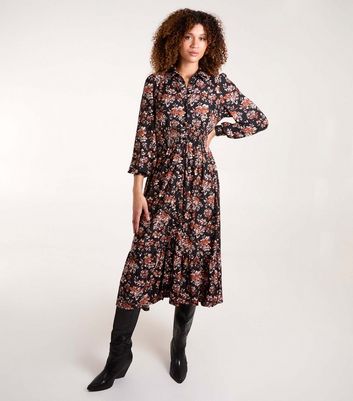 New look shirred waist dress best sale