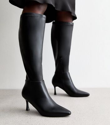 Calf fitting knee high boots best sale