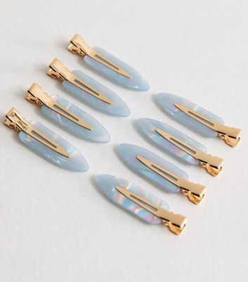 8 Pack of Gold Setting Clips New Look