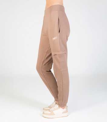 Girls Pineapple Brown Cargo Joggers