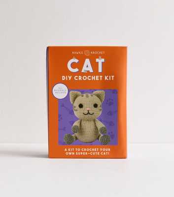 Beige Crochet A Cat DIY Kit