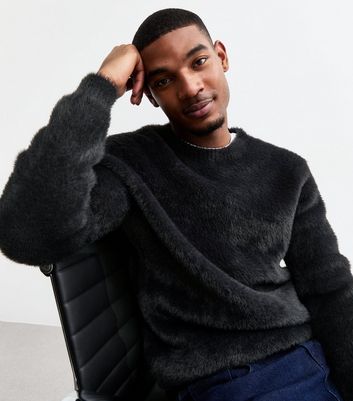 fluffy mens sweater