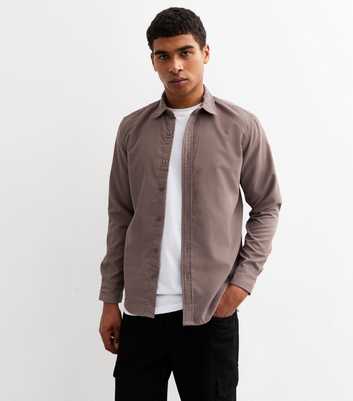 Brown Regular Corduroy Shirt