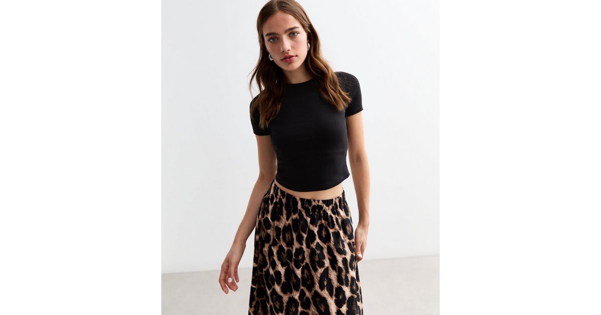 Cropped Nano Bb T-Shirt in Black