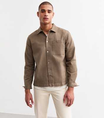 Mink Regular Heavyweight Twill Overshirt