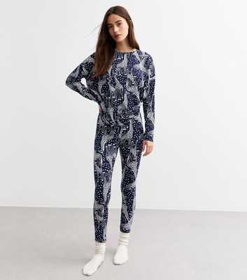 Blue Giraffe Pyjama Set