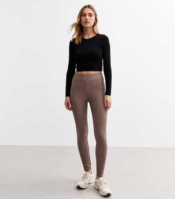 Mink Ribbed Leggings