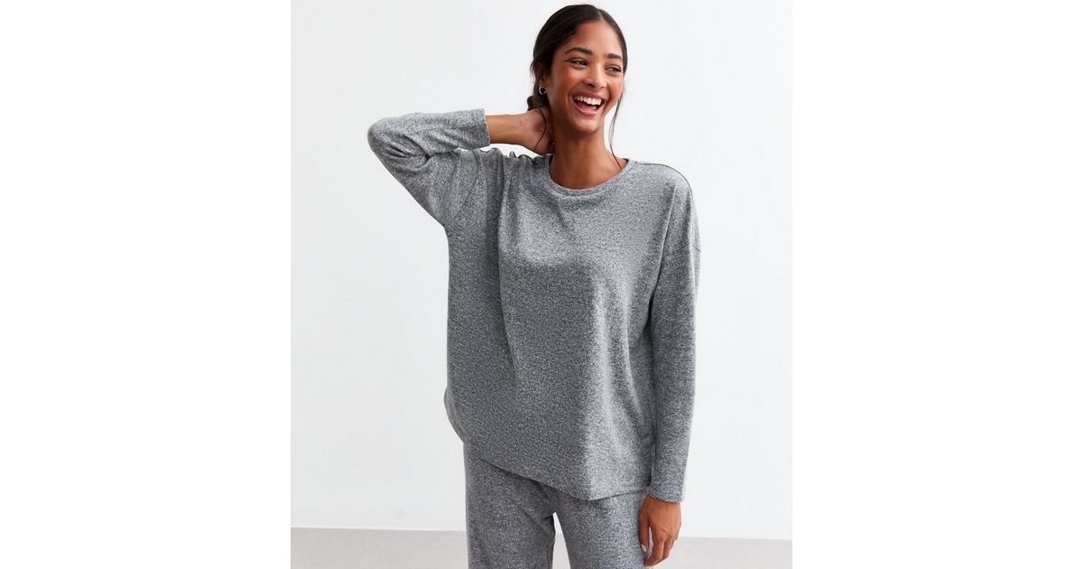 Lynne Long Sleeve Pyjama Top Offwhite