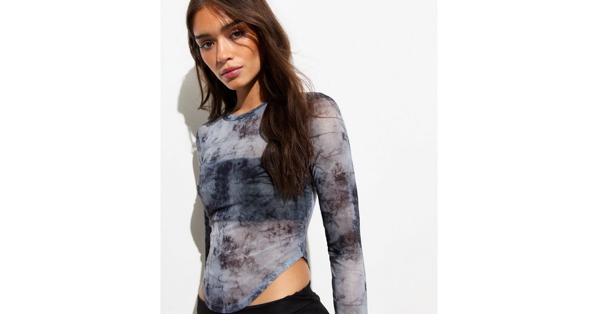 Dye Long Sleeve Squared - Grey - Medium