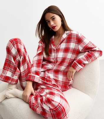 Red Checked Revere Trouser Pyjama Set