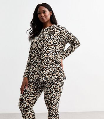 Leopard print two piece set hotsell