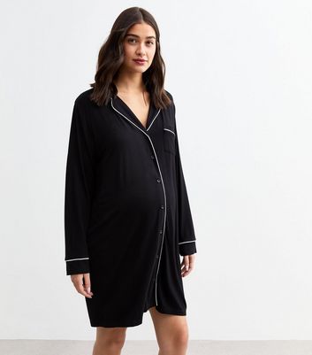 Black shirt nightdress sale