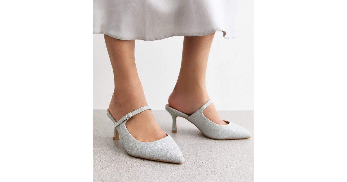 Jimmy 26s Heel Mules 65 White Red Sequins Sheepskin Diamond 605944
