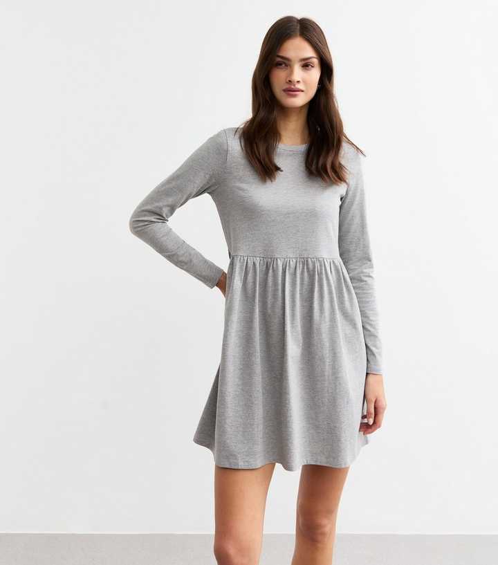 knee length dresses for ladies English Factory Women's Print Pintuck Smock Mini Dress main image 1