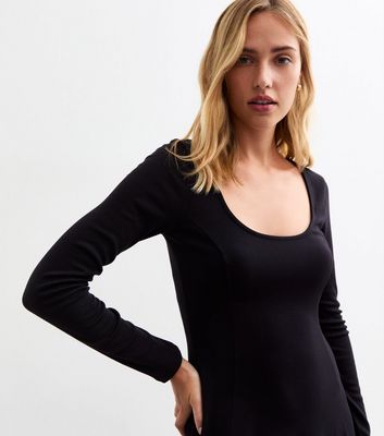 Black skater shirt dress online