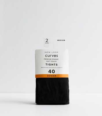 Premium Black Opaque Soft Touch 40 Denier Tights