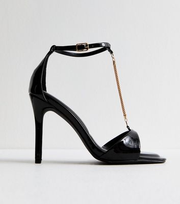 Black patent open toe shoes on sale