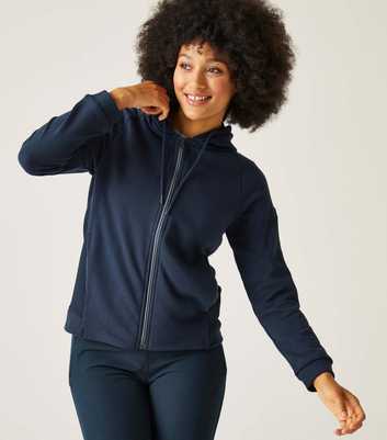 Regatta Navy Flamino Zip Up Fleece Sweatshirt