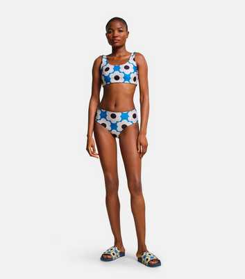 Regatta Orla Kiely Blue Floral Reversible Bikini Set