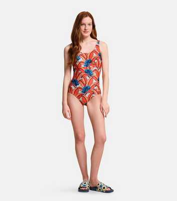 Regatta Orla Kiely Orange Floral Swimsuit