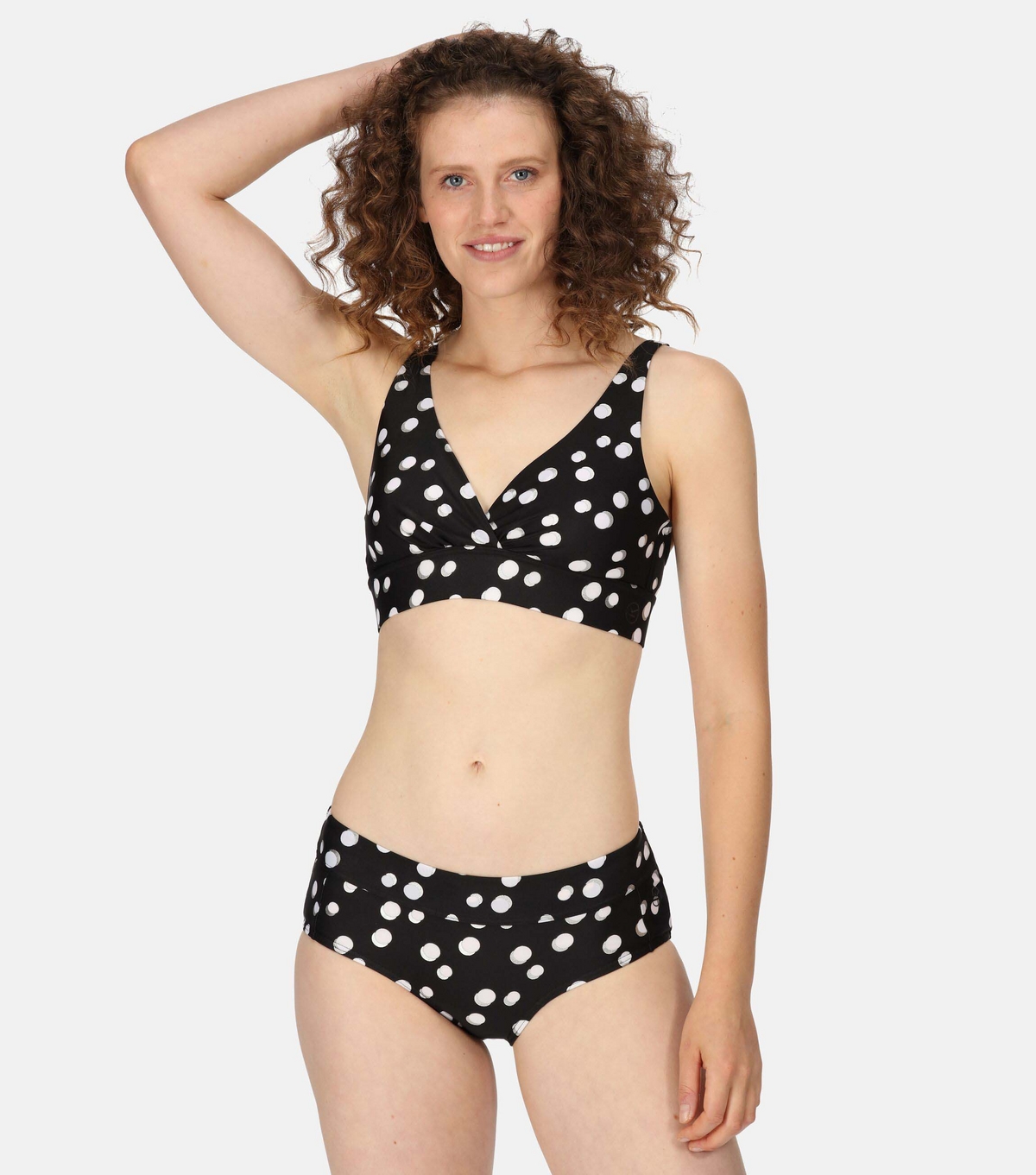 Women's Black Spot Paloma Bikini Top Regatta New Look