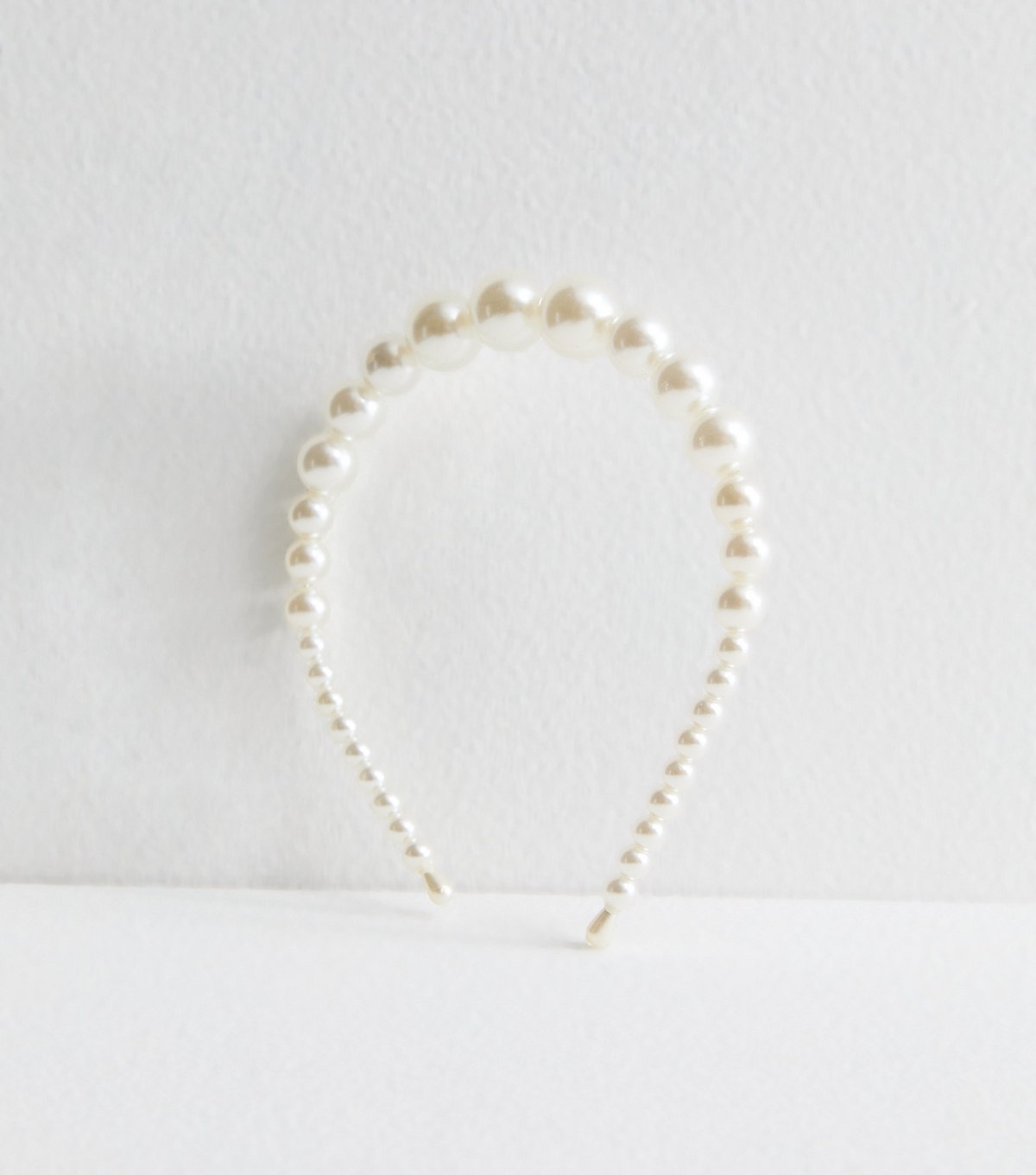 Cream Faux Pearl Headband New Look