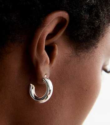 Silver Plated Small Hoop Earrings