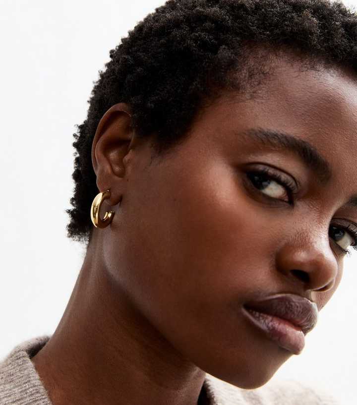 18ct Gold Plated Small Hoop Earrings