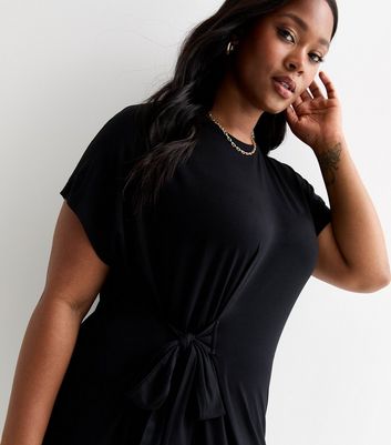 Black t shirt dress near me on sale