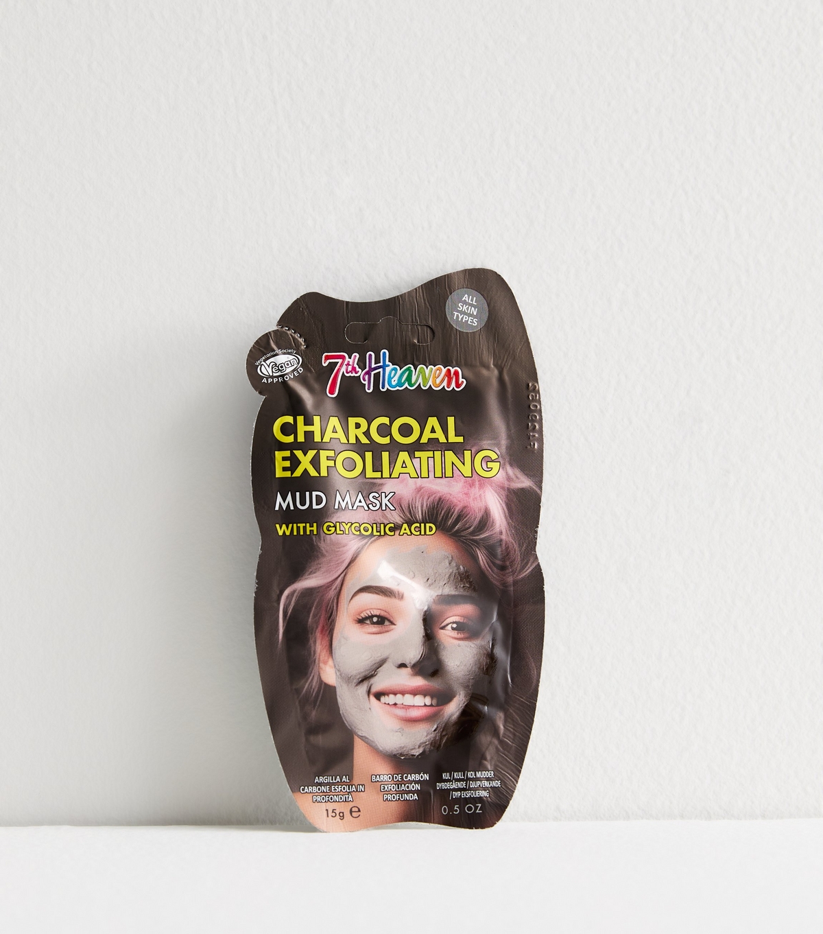 Charcoal Mud Face Mask with Glycolic 7th Heaven New Look