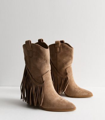 Fashion tassel cowboy boots