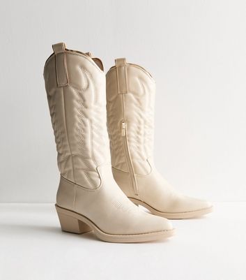 Most Wanted Western Laarzen Wit White Cowboy Boots White Cowgirl Boots Festival Boots Thigh High